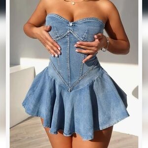 Strapless  Mini Dress